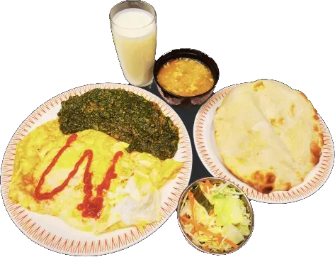 Omelette Rice Set