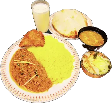 Keema Katsu Rice Set
